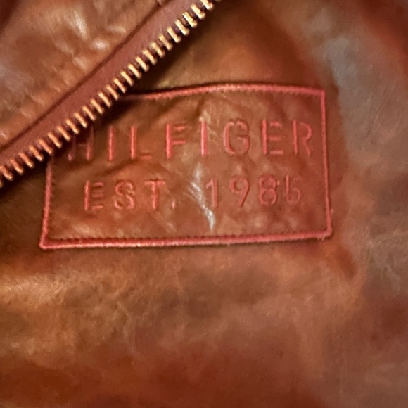 Tommy Hilfiger Faux-leather Faux-fur bomber - Picture 3 of 4